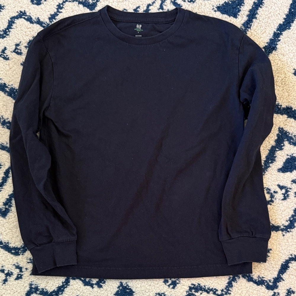 GAP Kids Dark navy Long Sleeve Tee